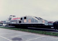 AP1-88 hovercraft number 1 - shipping the superstructure